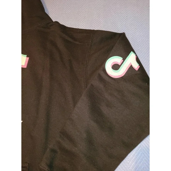 ESY Surf Co. Pullover Hoodie Teen's Size Medium Tiktok Logo Print Long Sleeve -Q - Picture 2 of 7